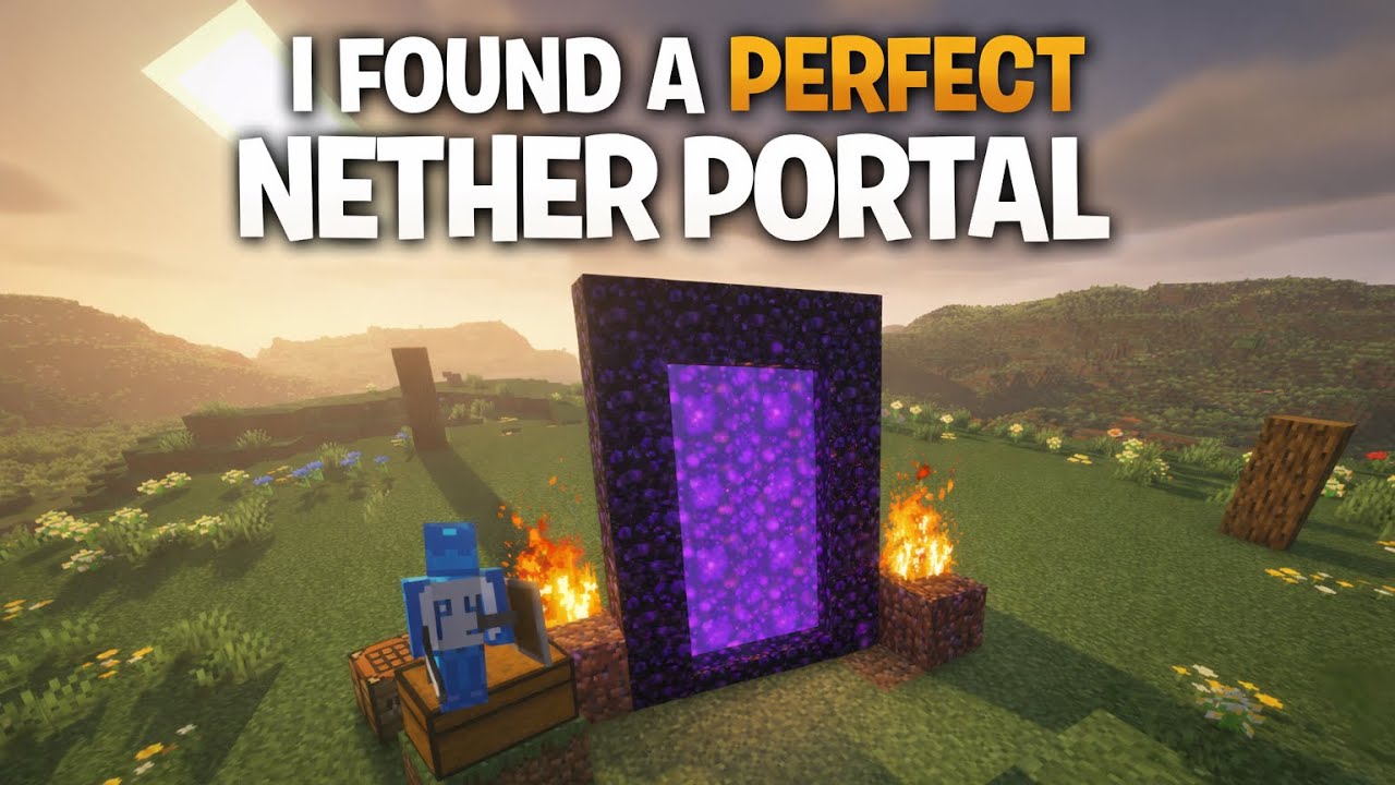 Found a best Nether Spawn and Place to Build our Home With PSPYAP (Minecraft #2)