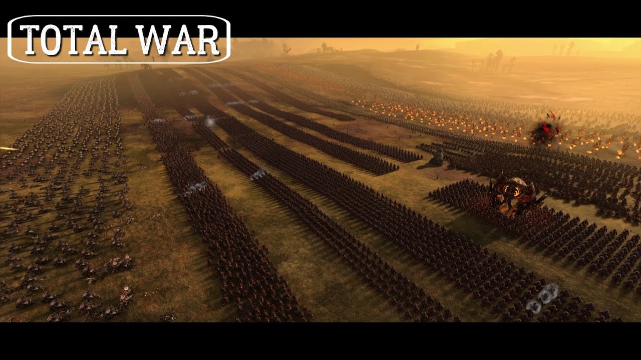 Массовая битва | Альянс против хаоса | Total War: WARHAMMER III | 4K cinematic battle