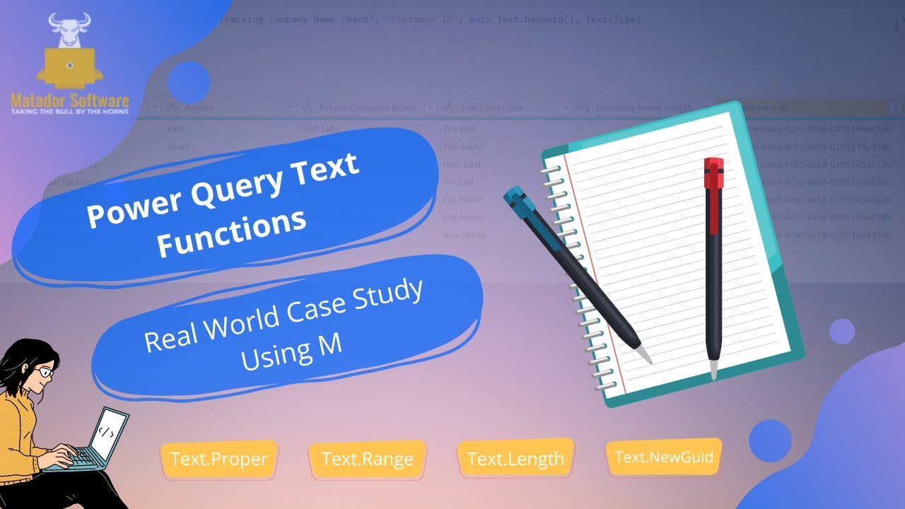 Powerful Power Query Text Functions | A Real World Case Study Using M