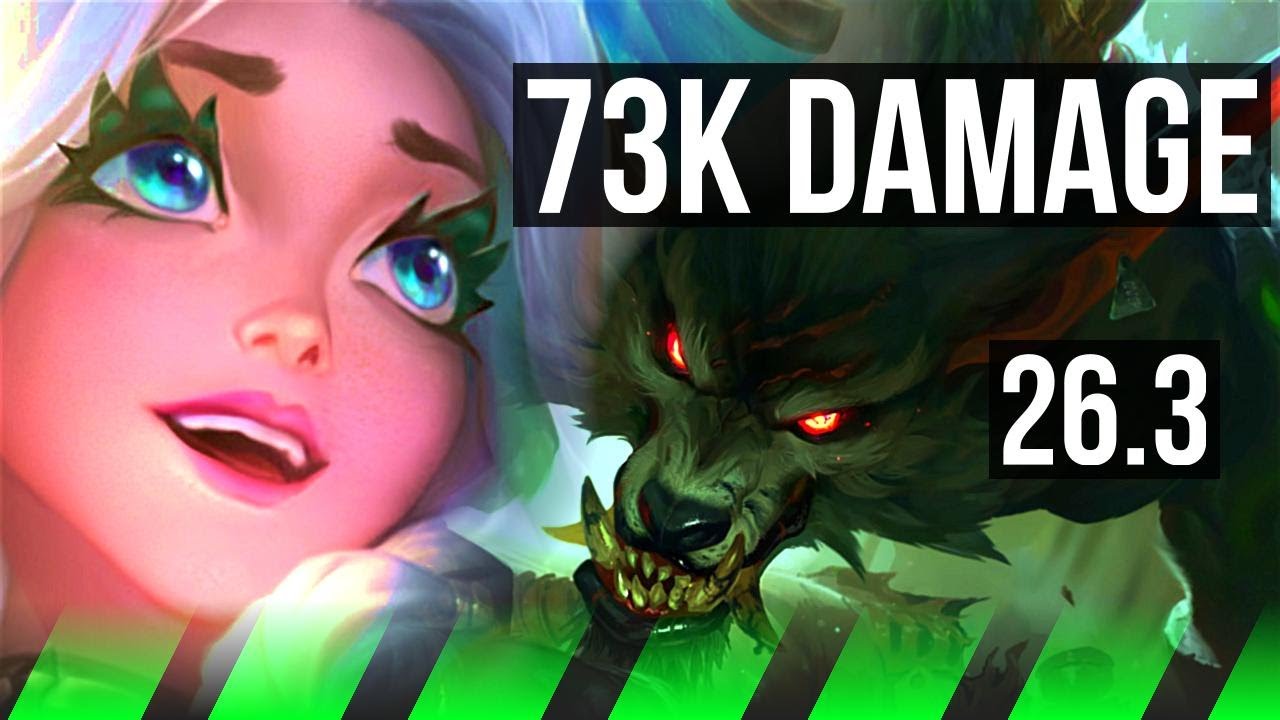 LILLIA vs WARWICK (JGL) | 73K damage | EUNE Master | 26.3
