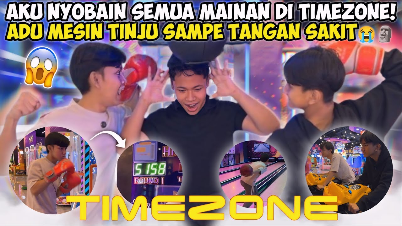AKU NYOBAIN SEMUA PERMAINAN YANG ADA DI TIMEZONE! DARI MESIN TINJU SAMPE BOWLING SERU BANGET🥰