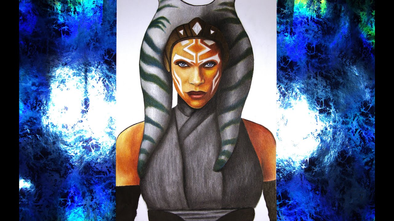 How to draw Ahsoka Tano (pencil drawing)