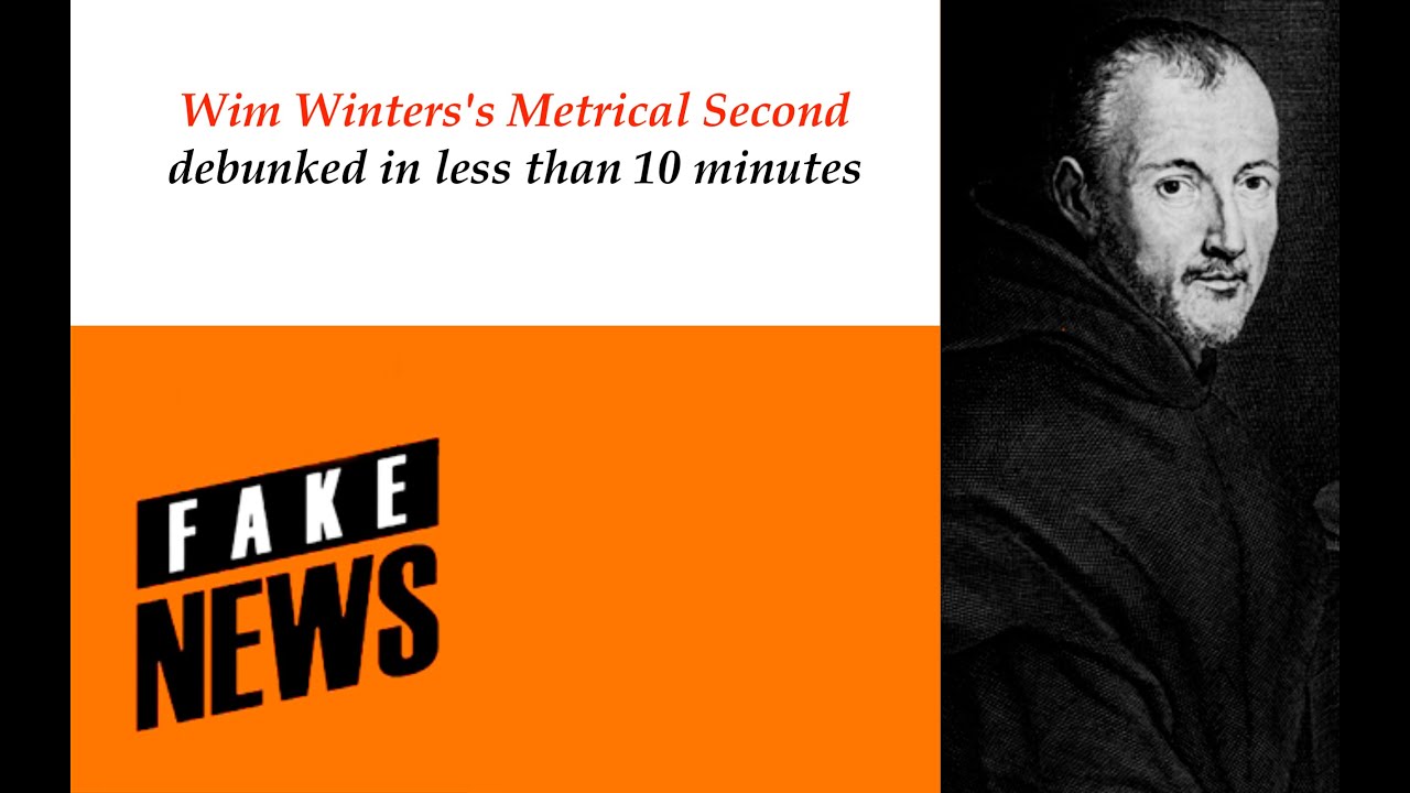 Wim Winters's Metrical Second Debunked