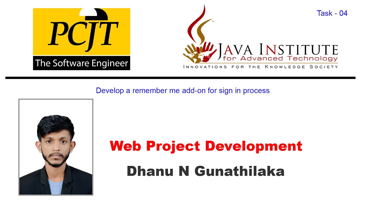 Develop a remember-me add-on for sign-in process