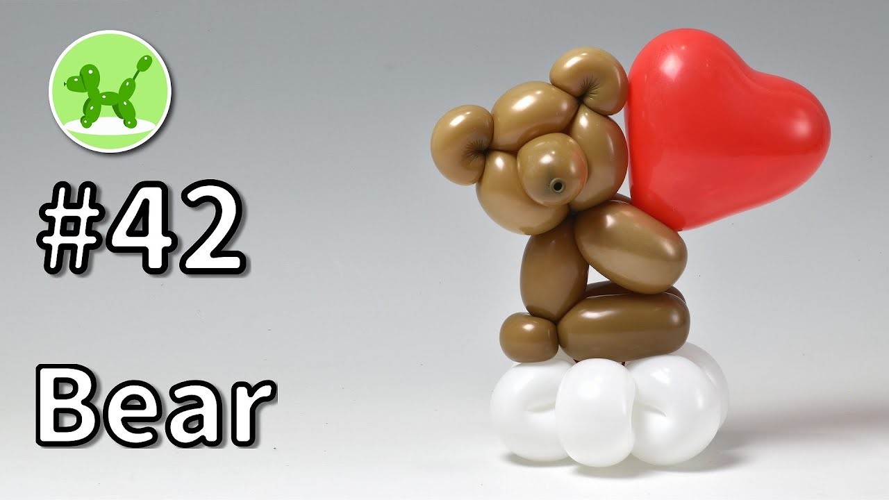 Bear - Balloon Animals for Beginners #42 / バルーンアートの基本 #42 (クマ)