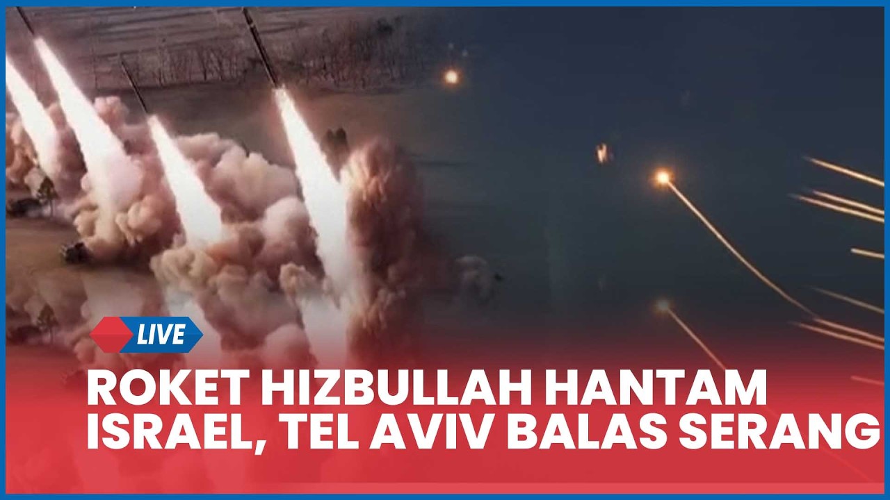 Puluhan Roket Hizbullah Hantam Israel, Tel Aviv Balas Serang Infrastruktur Militan di Lebanon