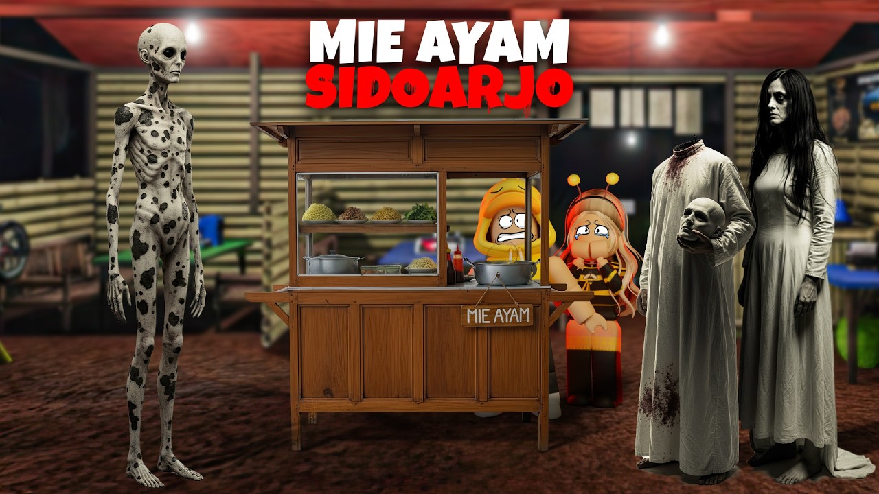 HORROR! Aku Berjualan MIE AYAM SIDOARJO didatangi ANOMALI dan HANTU!!!