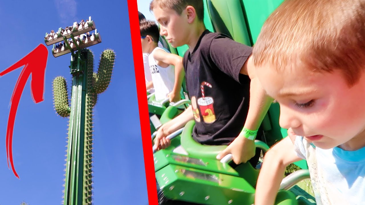 VLOG - SENSATIONS FORTES pour Swan sur un CACTUS GÉANT ! 😱  FRAISPERTUIS City Parc d'Attractions