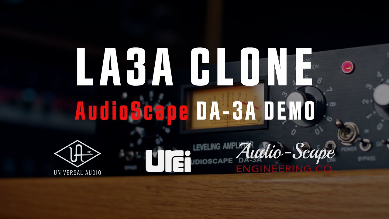 AudioScape DA-3A Demo | Vintage Vibe or Just Hype? | Recording Studio Compressor