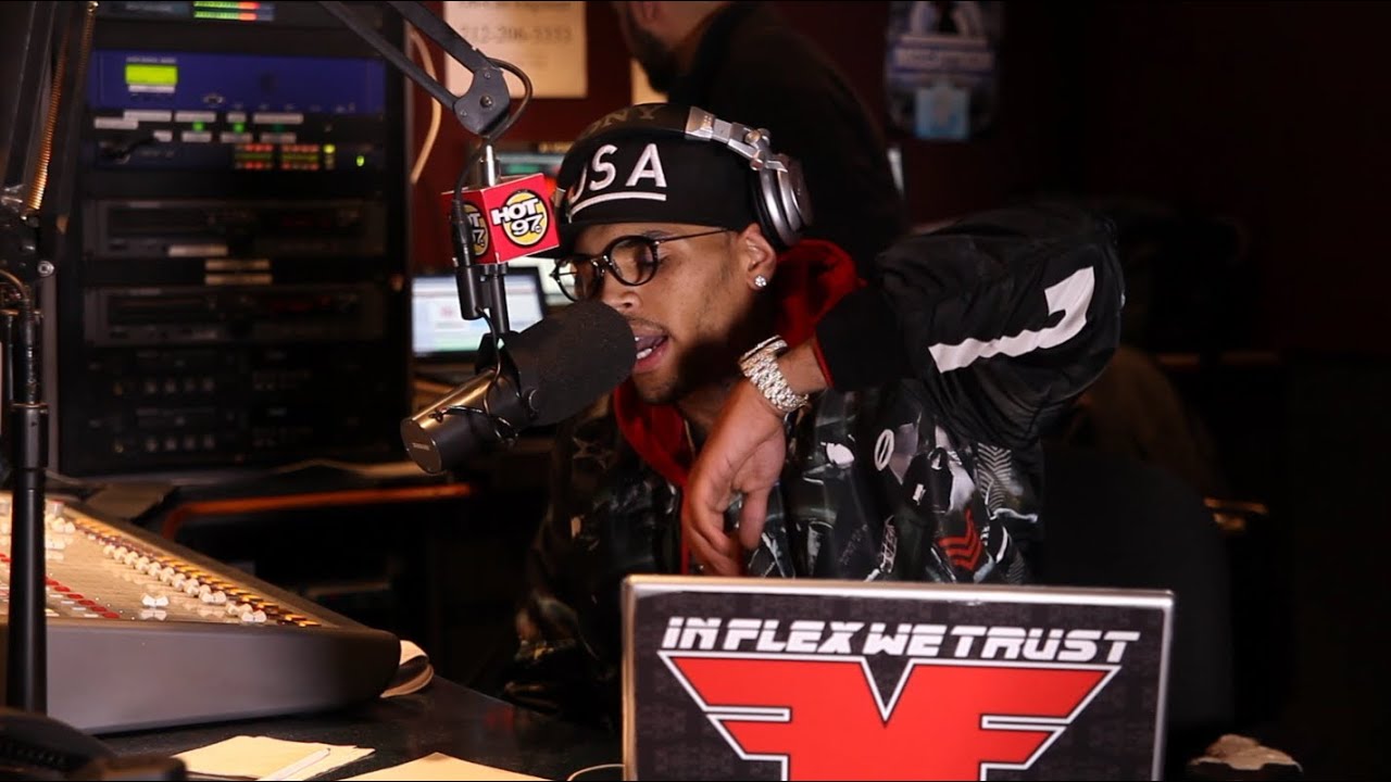 Chris Brown Freestyles over 