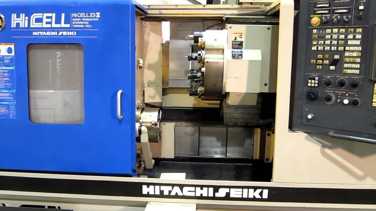 CyberCNC's used Hitachi Seiki CA23II HiCELL 4-axis CNC Lathe