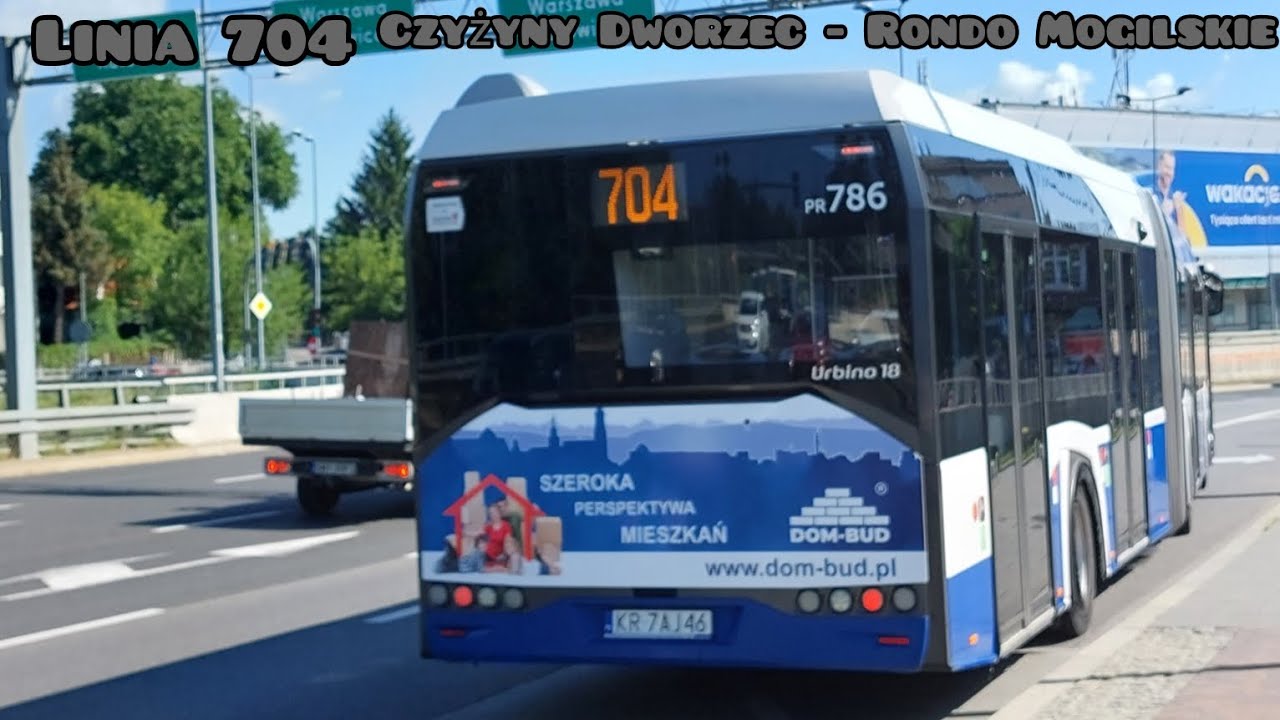 Solaris Urbino 18 IV PR786 - MPK Kraków Linia 704