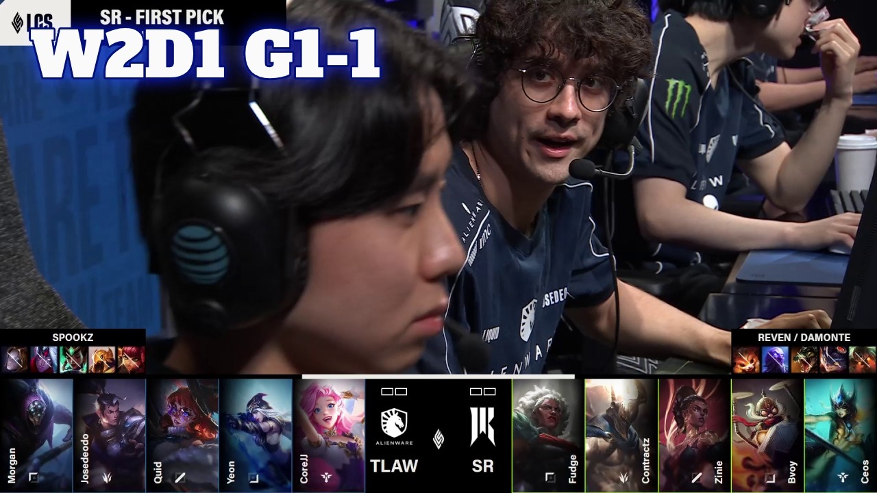 TL vs SR - Game 1 | Week 2 Day 1 S16 LCS Spring 2026 | Team Liquid Alienware vs Shopify Rebellion G1
