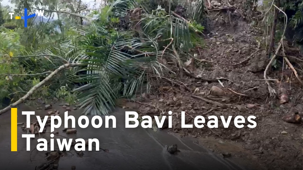 Typhoon Bavi Leaves Over a Hundred Injured as It Passes Taiwan｜TaiwanPlus News
