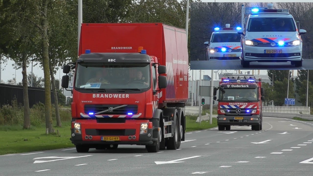 Emergency vehicles responding to different calls in the Netherlands - Year compilation