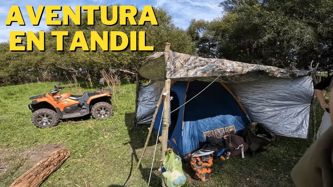 Aventura de Supervivencia y pesca en el campo, Tandil