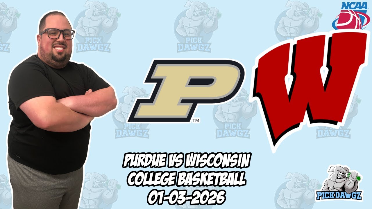 Матч Purdue против Wisconsin 3 января 2026 года: бесплатные прогнозы и ставки на студенческий бас...