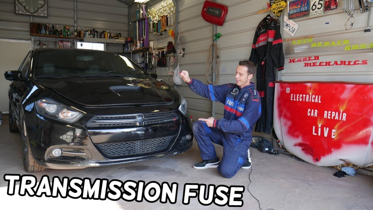 DODGE DART TRANSMISSION CONTROL MODULE FUSE, TCM FUSE, TRANSMISSION FUSE LOCATION