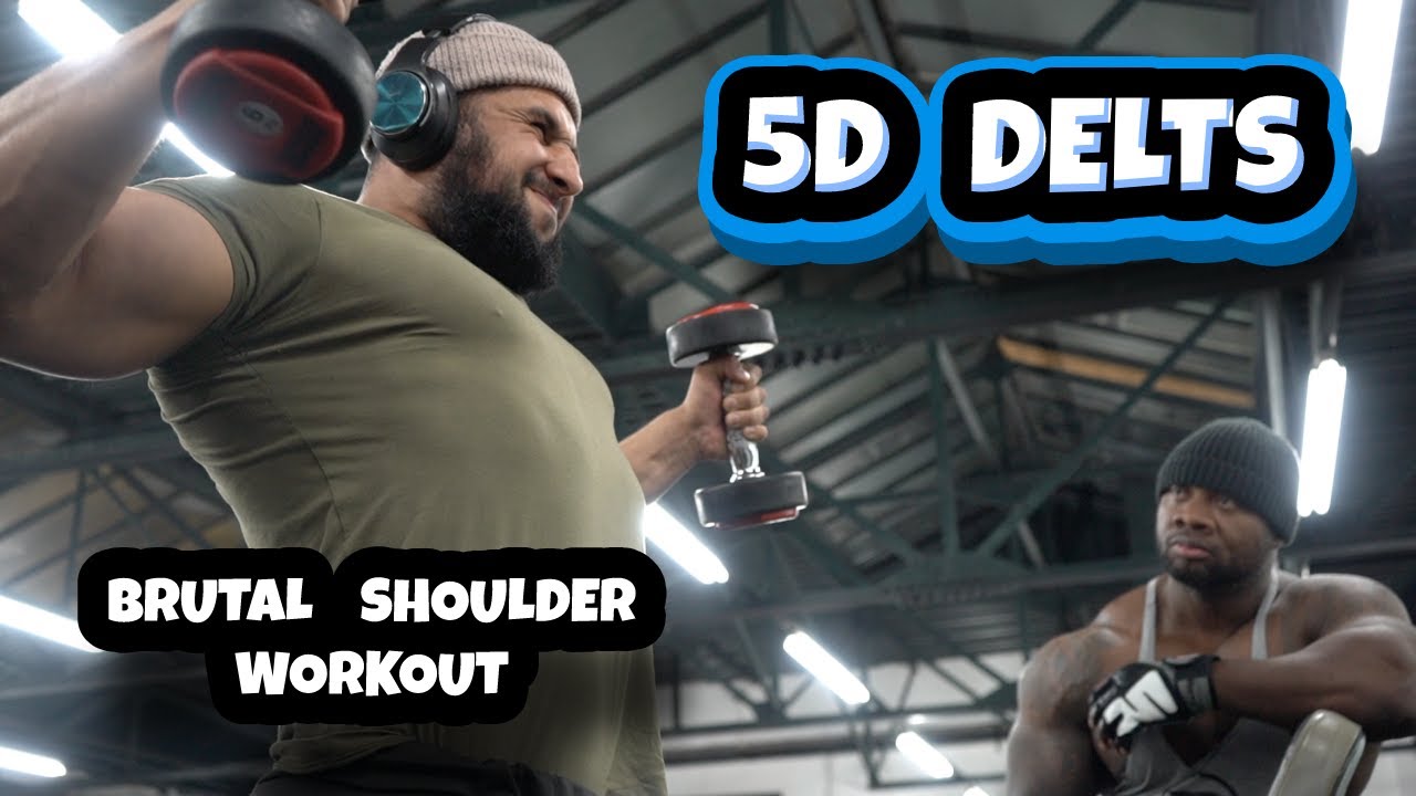 5D DELTS SHOULDER WORKOUT! HIGH INTENSITY!🔥