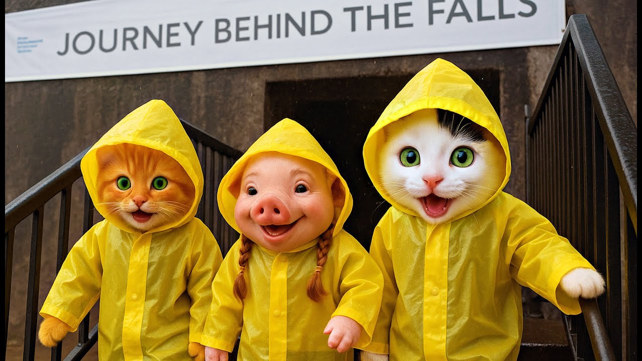 🚌 Gingy Cat&rsquo;s School Trip to Niagara Falls: A Kitten&rsquo;s Journey Behind the Falls 💦🌤️