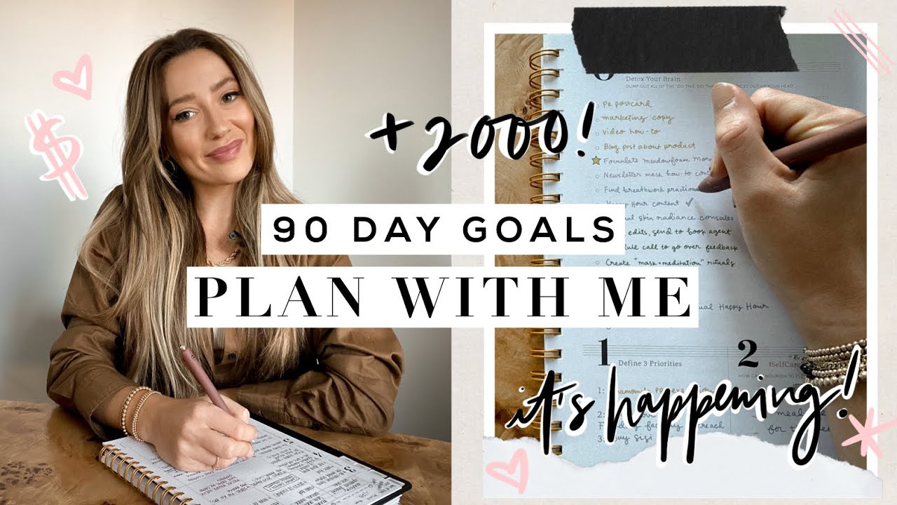 How To Make A 90 Day Goal ✨ Plan With Me!