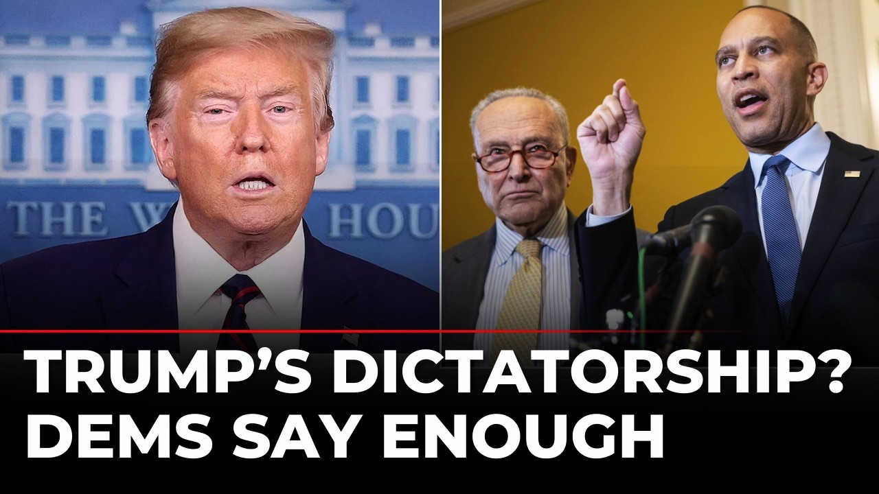 Jeffries, Schumer Lead Democrats Revolt Against Trump’s DHS Funding | ICE Raids | Kristi Noem | USA