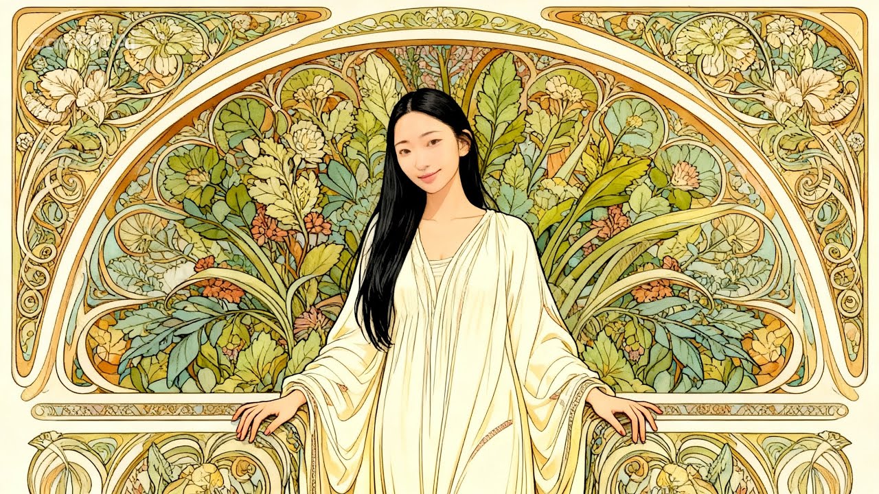 Pomodoro Timer 25/5 1hours | Study Focus Session – Art Nouveau ⏳