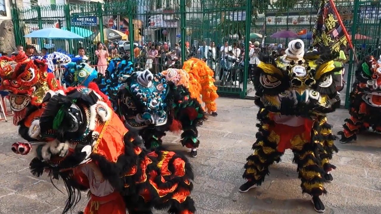 Chiều 28 tết, Đoàn LSR THẮNG NGHĨA ĐƯỜNG làm lễ khai quang điểm nhãn tại chùa Bà - Múa Lân 2025