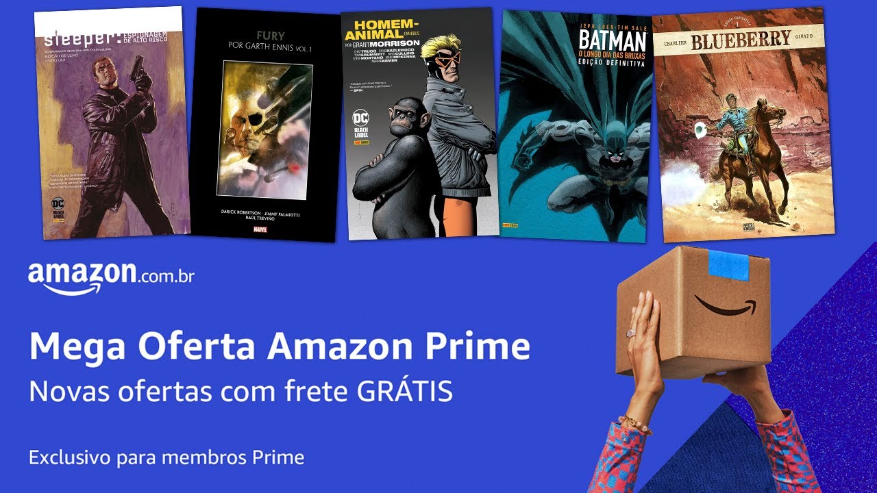 COME&Ccedil;OU A MEGA OFERTA DA AMAZON! E os quadrinhos?