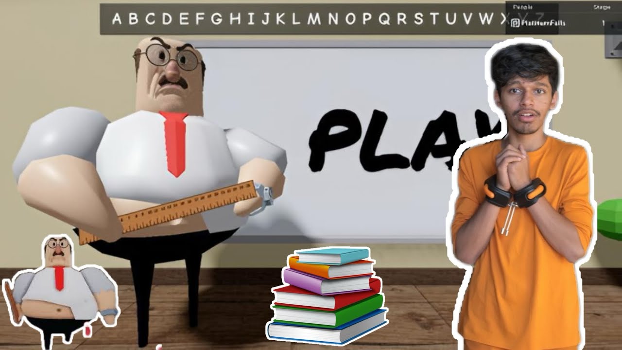 ROBLOX:- GREAT SCHOOL BREAKOUT IN SCARY (OBBY)😨?