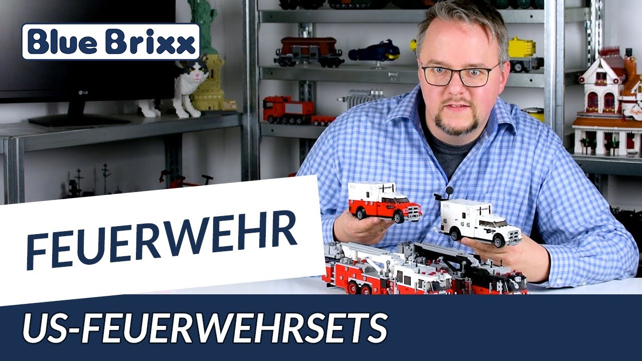 US-Feuerwehrsets von BlueBrixx