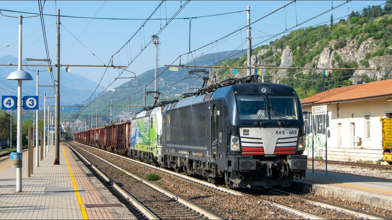 STAZIONE DI DOMEGLIARA: TRIPLA VECTRON TXL | E193.774 E TANTO ALTRO SULLA LINEA DEL BRENNERO