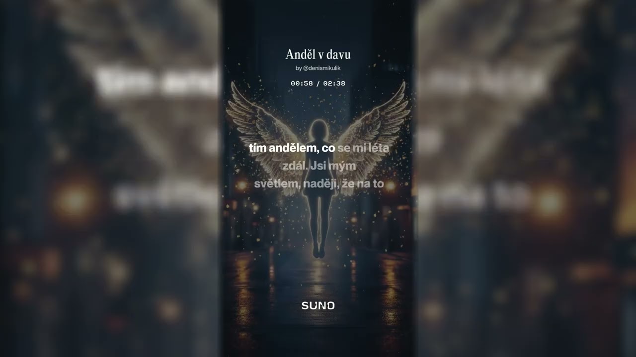 Anděl z davu (Official Lyrics Video)