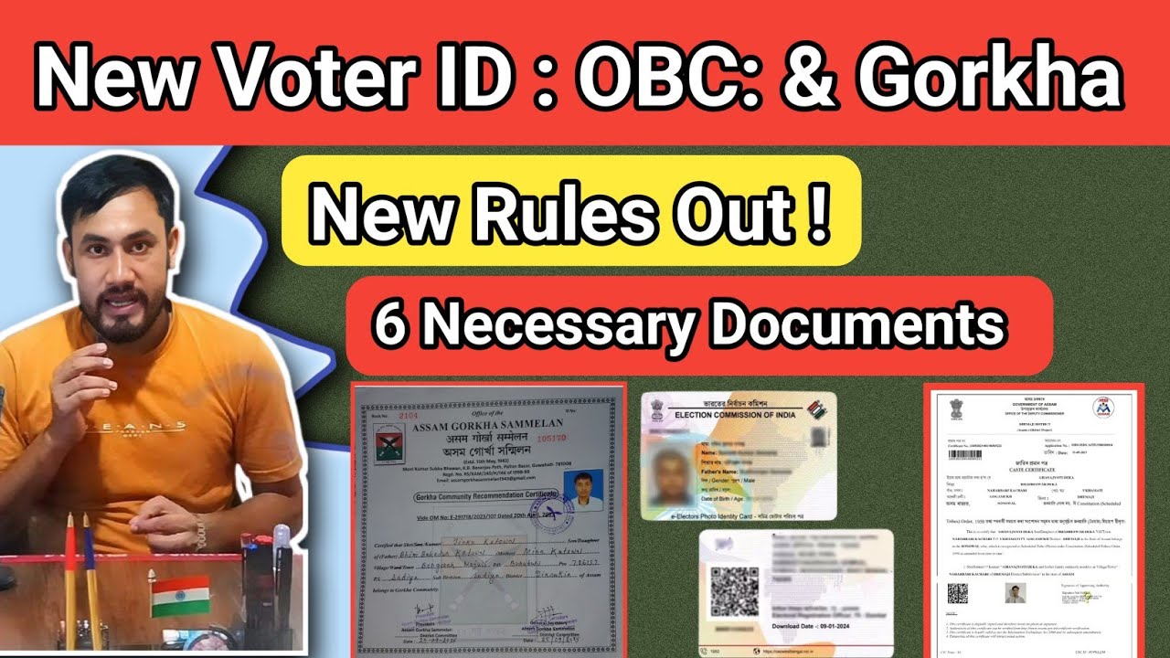 Voter ID 2025 New Guidelines OUT | Gorkha + OBC Certificate Latest Rules Explained