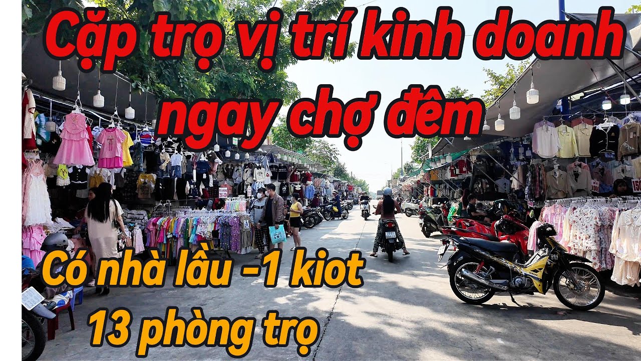 Siêu Phẩm Cặp Trọ Có Nhà Lầu – Sát Chợ Đêm 50m – Kinh Doanh Đa Ngành – nhà trọ dòng tiền Bình Dương
