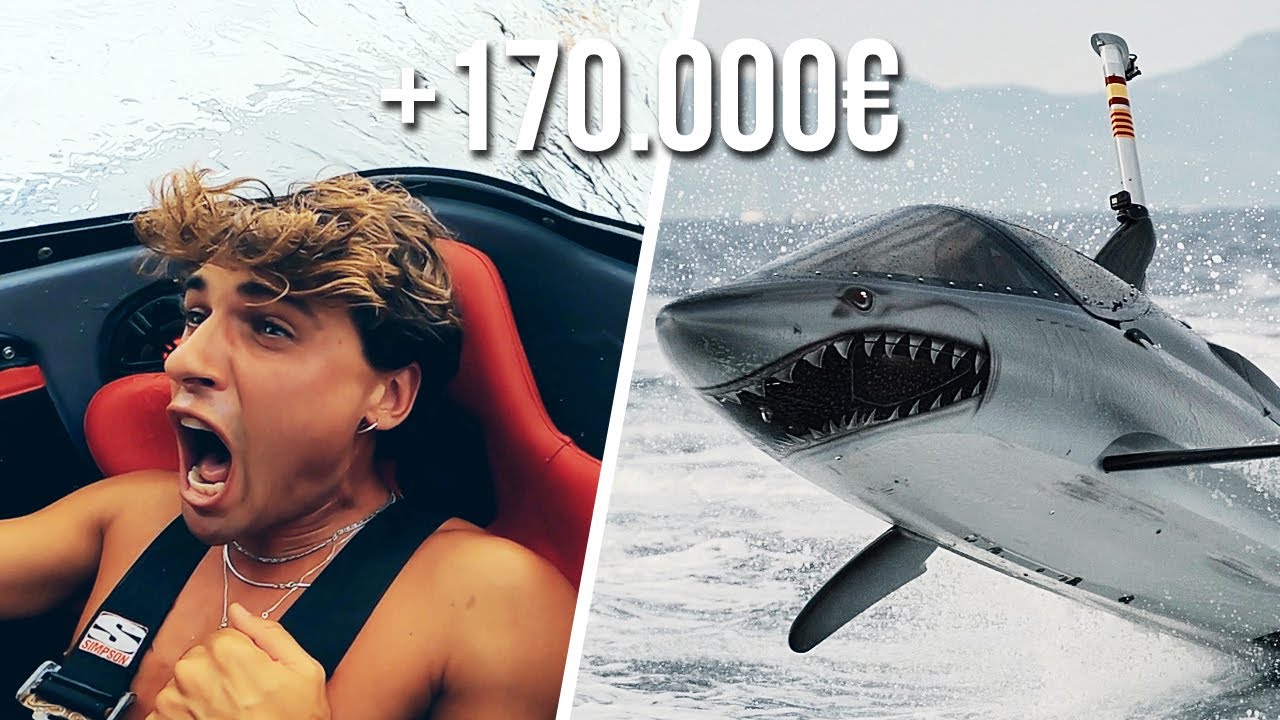 El juguete acuático más caro +170.000 | Sumergible Shark Jet Ski