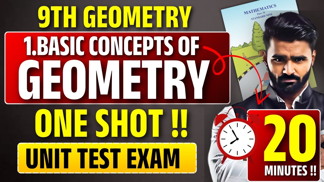 9th Std Geometry | 1.Basic Concepts in Geometry |One Shot Lecture | Pradeep Giri Sir