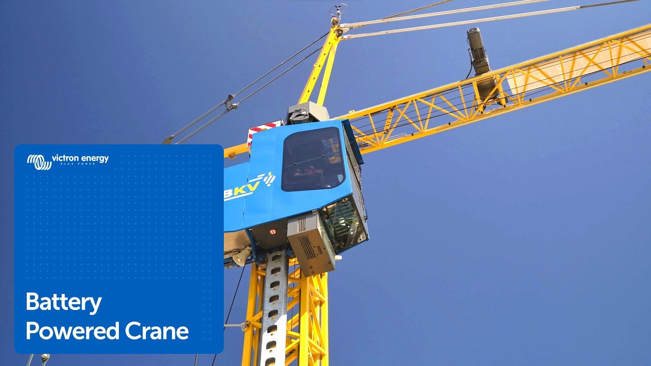 How and why is this crane battery powered?