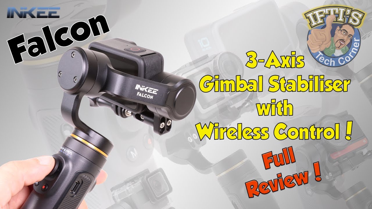 Inkee Falcon Action Camera Gimbal with Wireless Control - GoPro / DJI / Insta360 One R - REVIEW