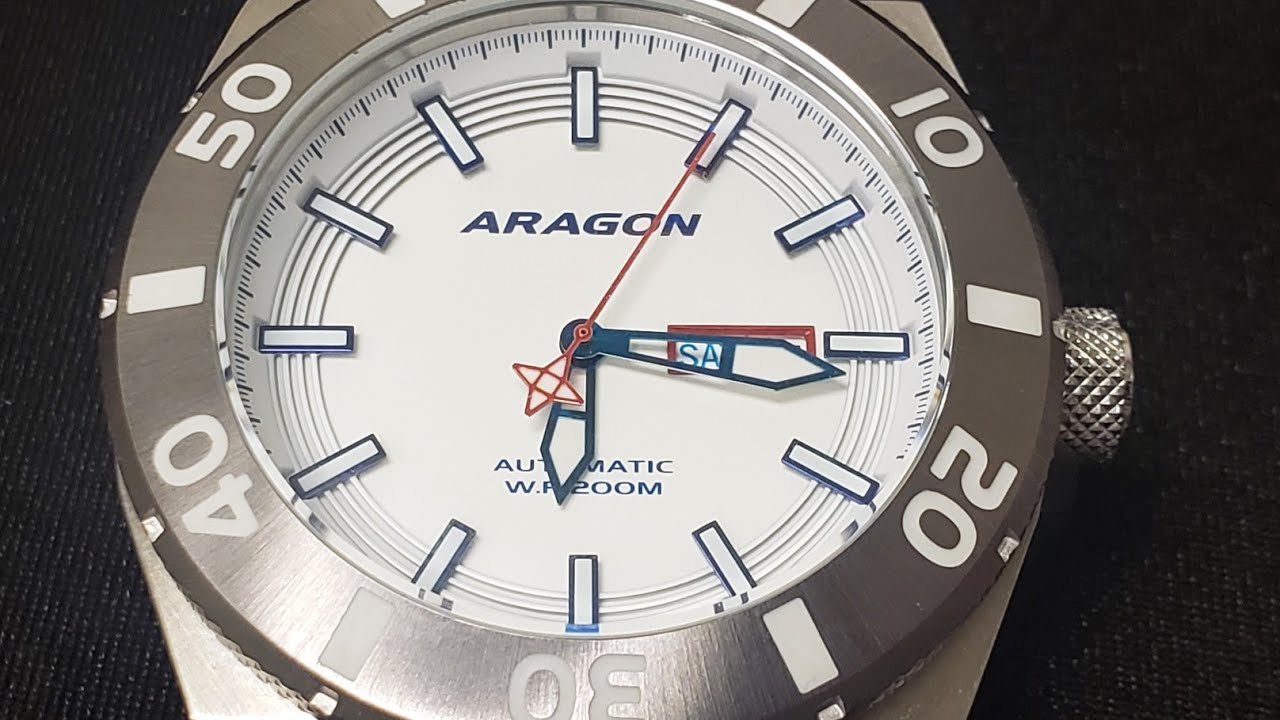 ARAGON REGENARON 50MM REVIEW + FULL LUME DIAL