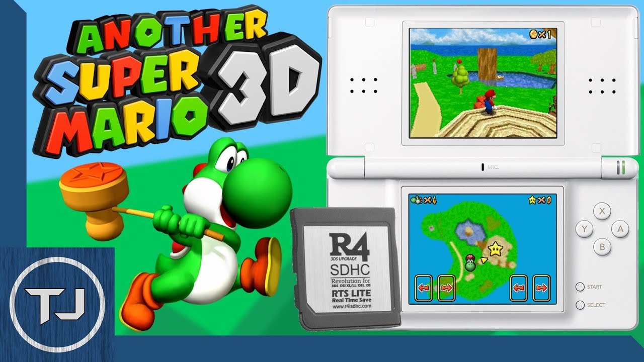 Play Another Super Mario 3D Onto R4 Card! (Mario 64 DS MOD)