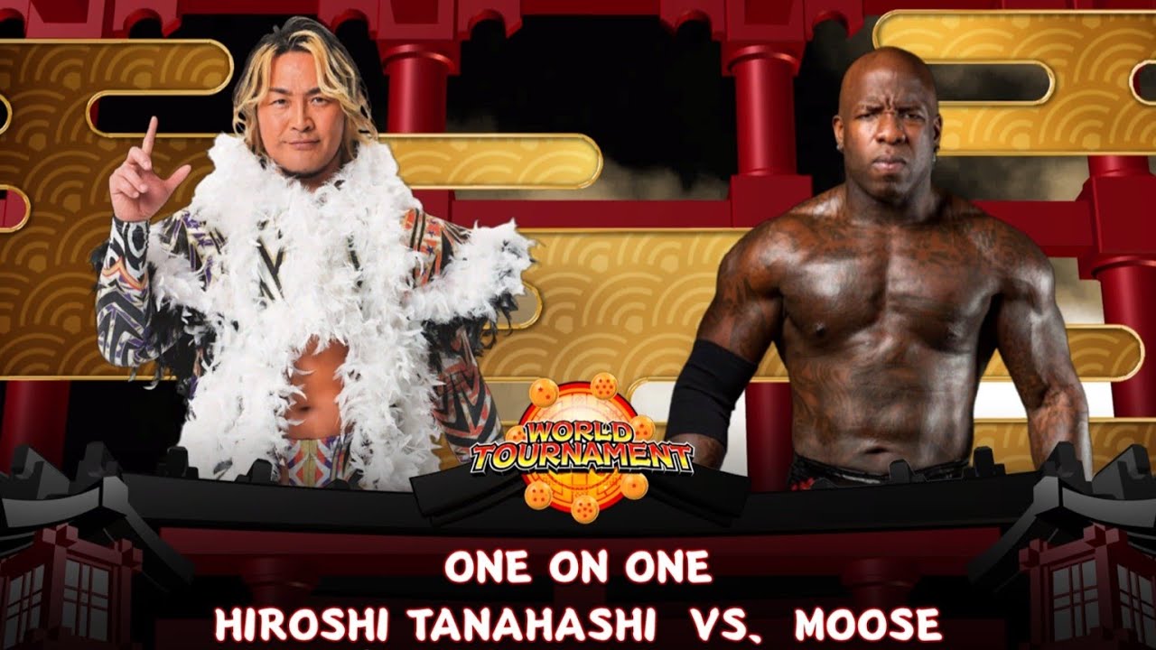 5 Hiroshi Tanahashi vs. 1 Moose | World Tournament | WWE 2K25 Universe 