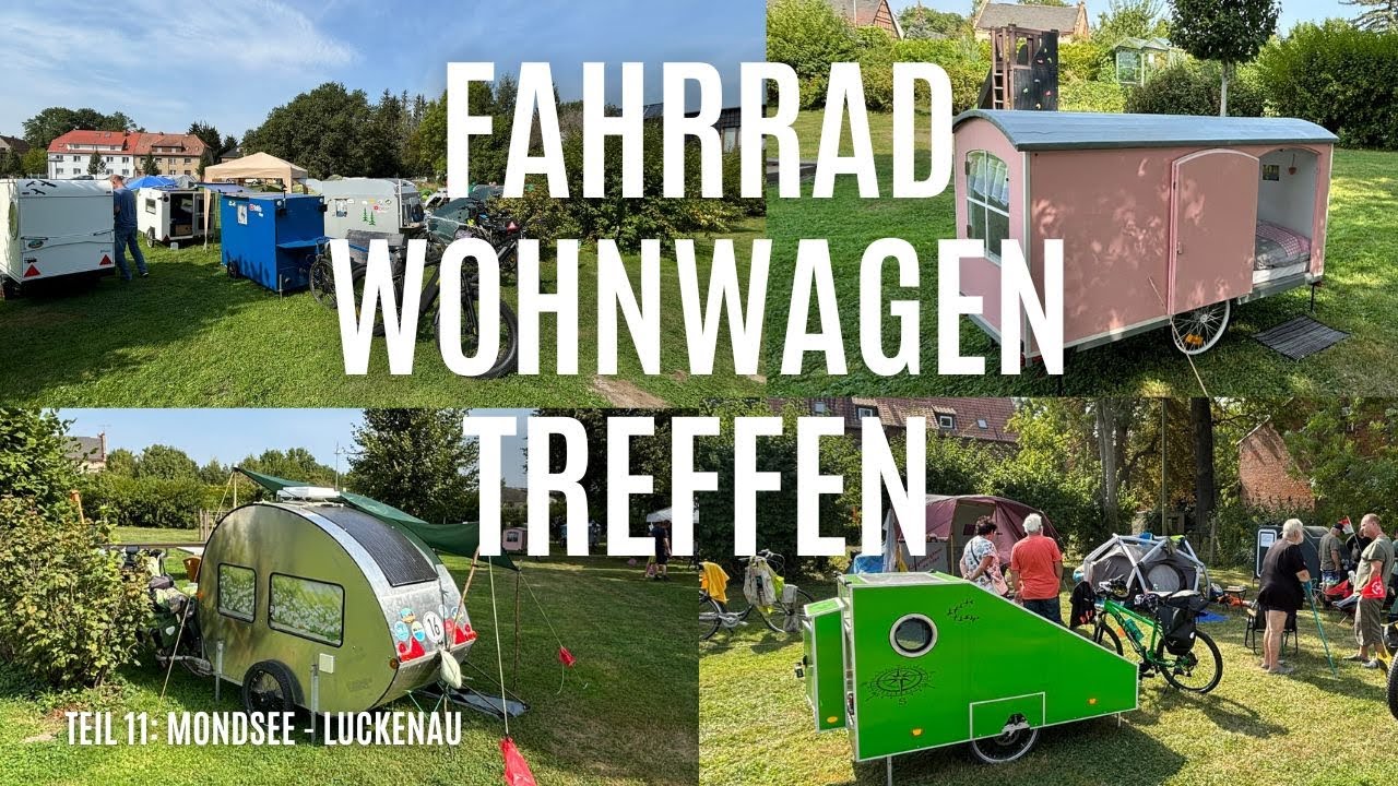 🚴🏻‍♀️⛺️Wildpferde + Fahrradwohnwagen Treffen Luckenau, Bikepacking, #11