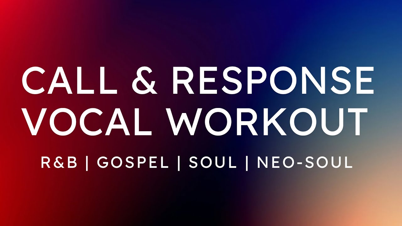 Sing With Me - Call & Response Vocal Exercises | R&B, Gospel, Soul, Neo-Soul