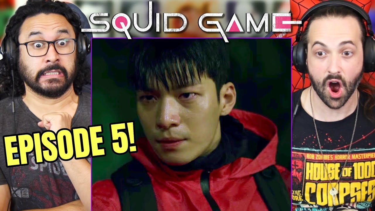 SQUID GAME EPISODE 5 REACTION!! 1x5 
