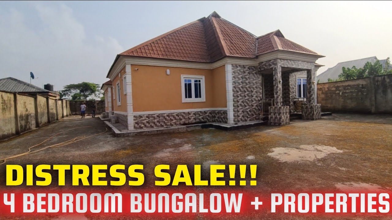 Distress Sale🔥🔥🔥 4 Bedroom Bungalow with properties in Agbowa Epe Lagos Nigeria