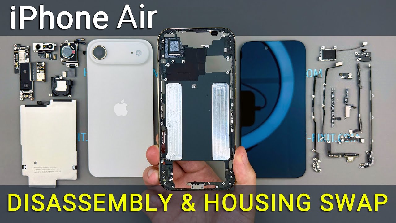 Замена корпуса iPhone Air | Полное руководство по разборке и сборке