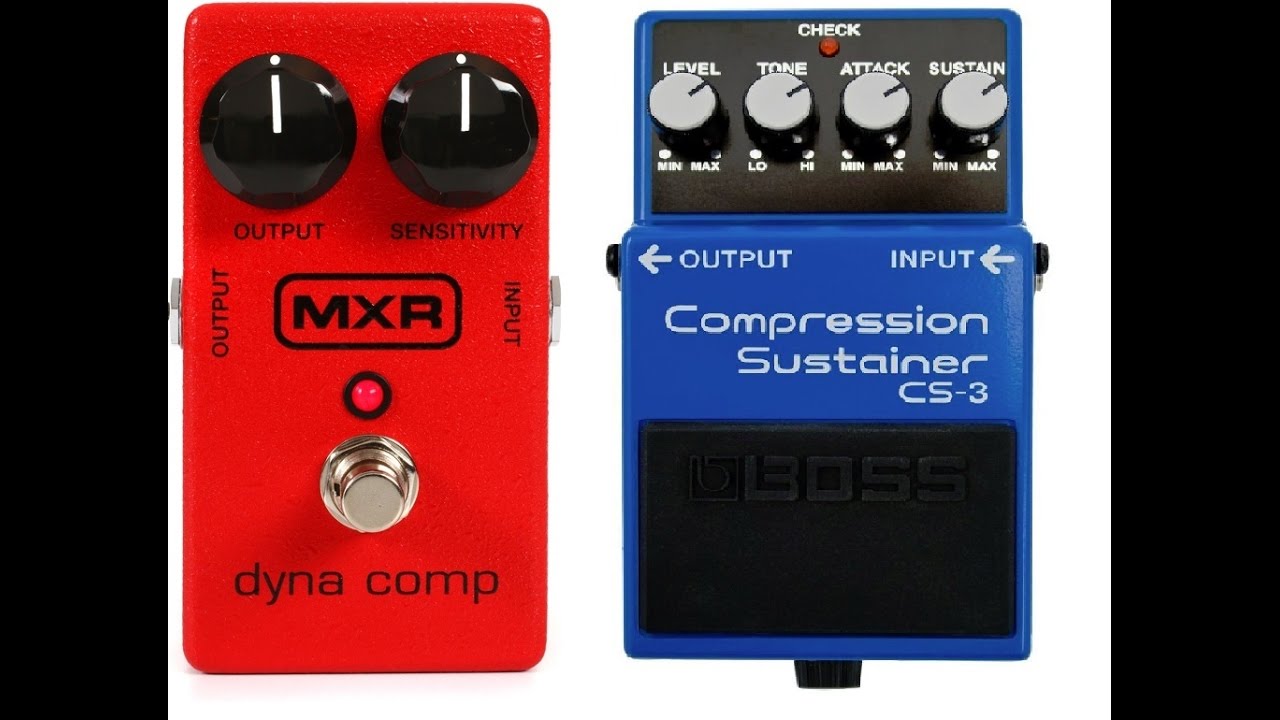 *Boss VS Mxr Compressor's {Cs3 & Dynacomp} (Demo & Review)