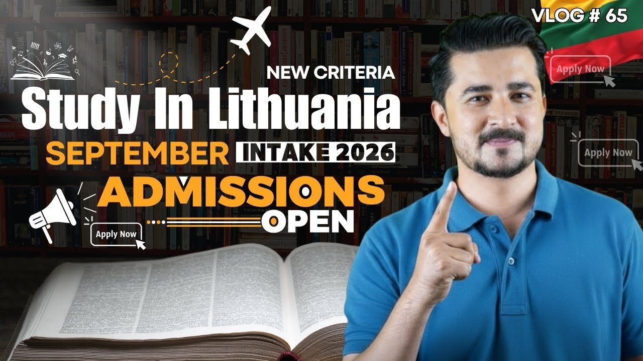 Study in Lithuania 🇱🇹🎓 September Intake 2026 Admissions OPEN in Top Universities! #studyinlithuania 