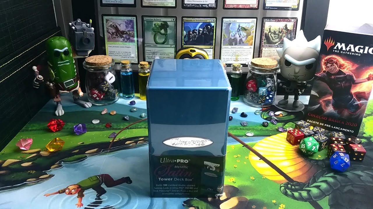 Deck Box Satin Tower (Ocean Metallic) Ultra Pro